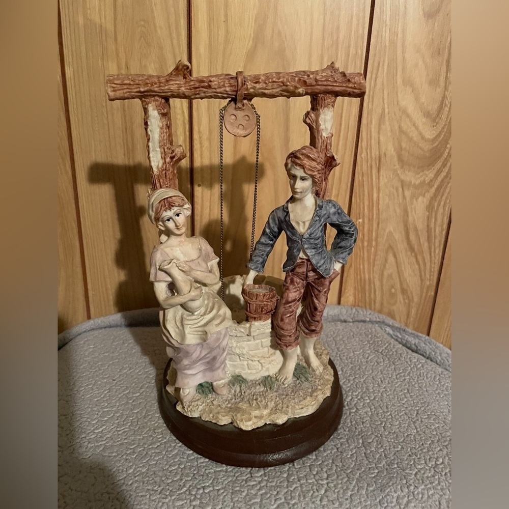 Charming Rustic Couple Figurine